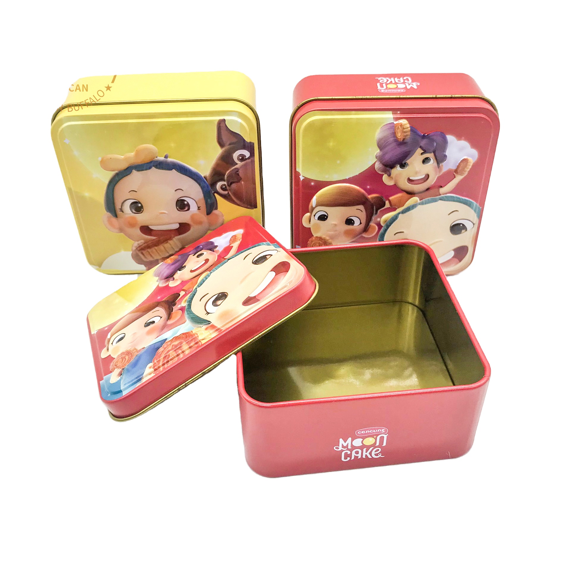 Hot Selling Small Cookies Tin Box High Quality For Metal Tin Packaging