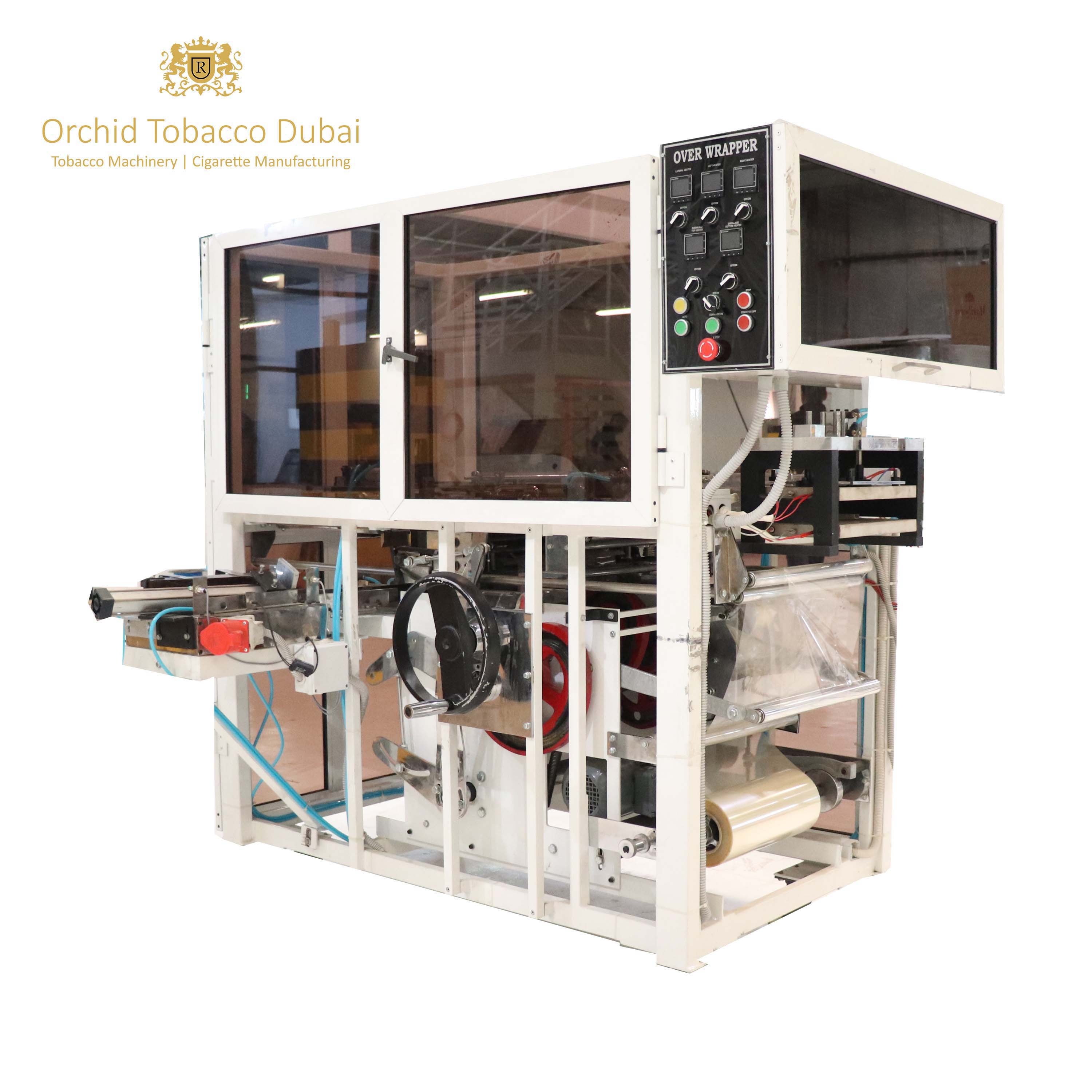 Cigarette Over Wrapping Machine 30 Outers Per Minute Naked Over Wrapping Machine Tobacco Machinery
