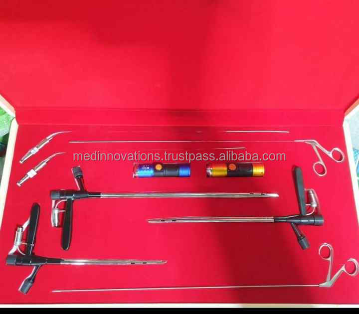 High Quality Surgical Rigid Esophagoscopy Set Instruments