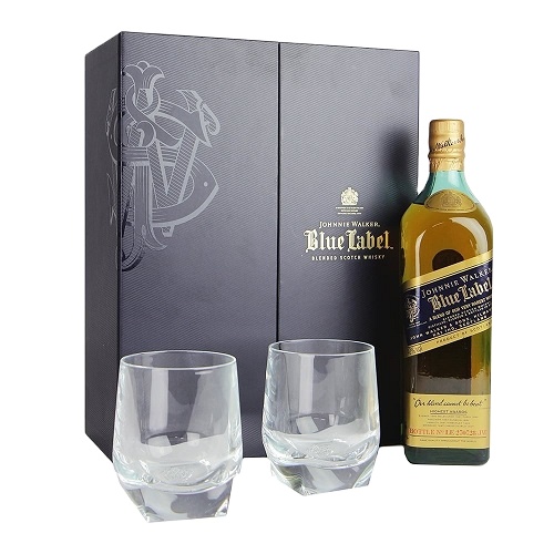 Виски с голубой этикеткой Johnnie Walker, смешанный шотландский виски 70cl