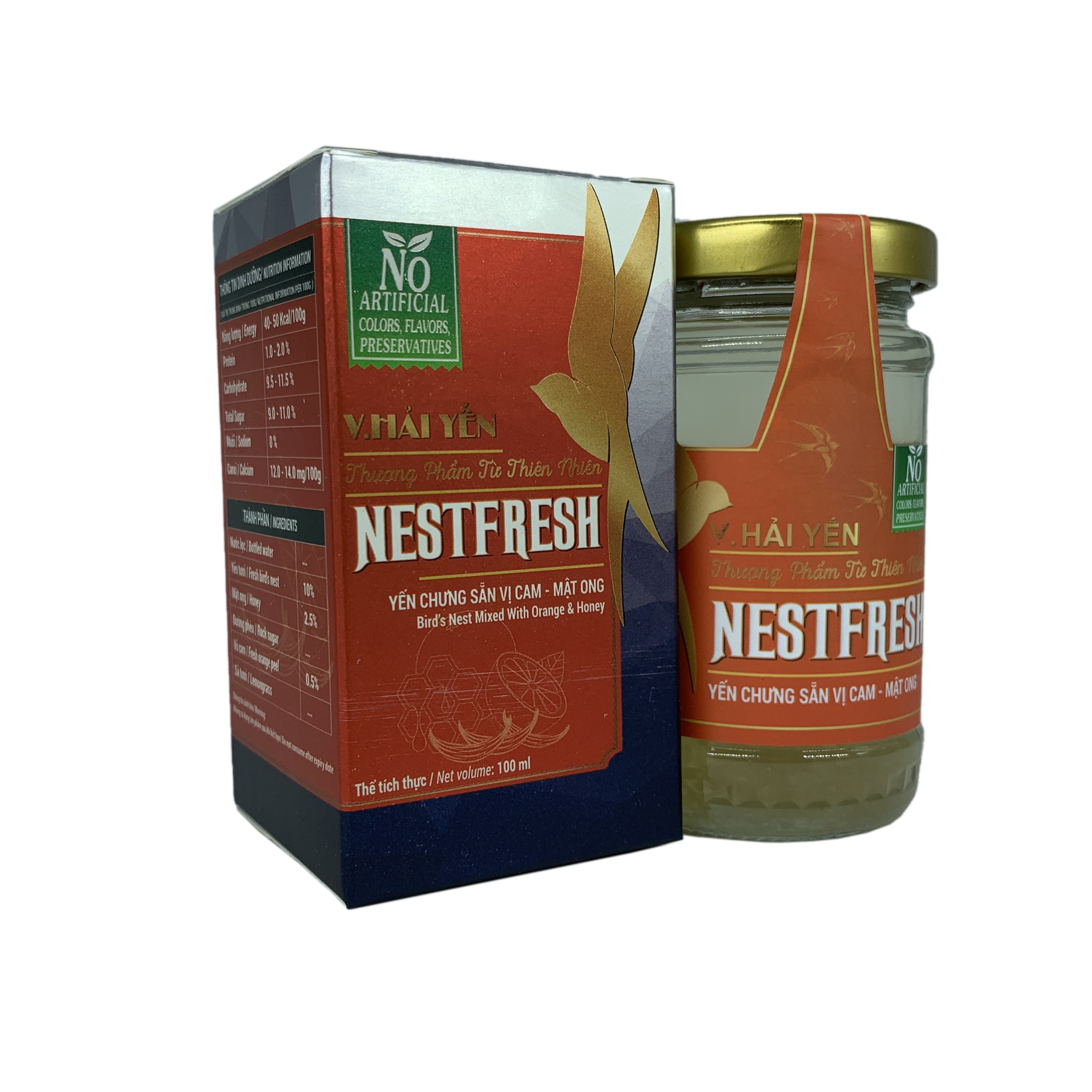 Health Care Products NESTFRESH Bird's Nest Mixed With Orange and Honey