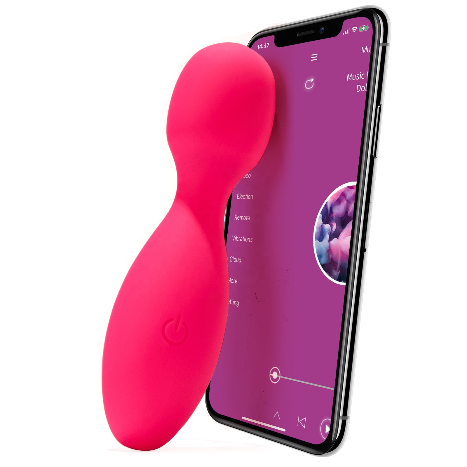 XuanHuo-Tango Women Sex Toys Powerful Mobile Controlled Lovely Mini Wand Massager