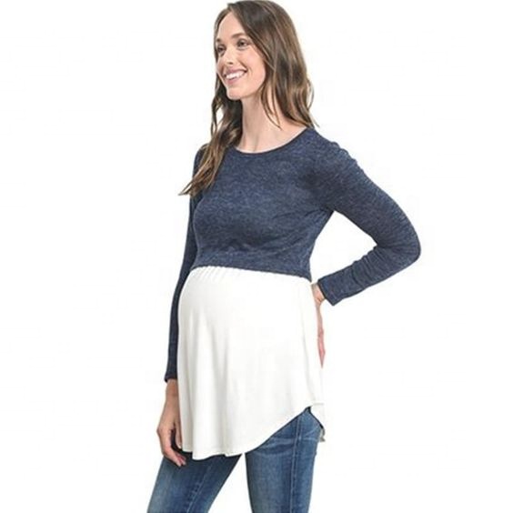 Casual Maternity T-shirt Dresses,maternity clothes, maternity clothing...GI_4122