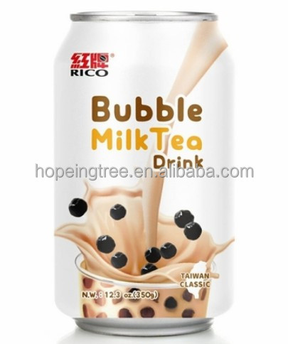 RICO Thai Boba Milk Tea drink can Ready to drink Boba in a can Instant Drink 490g