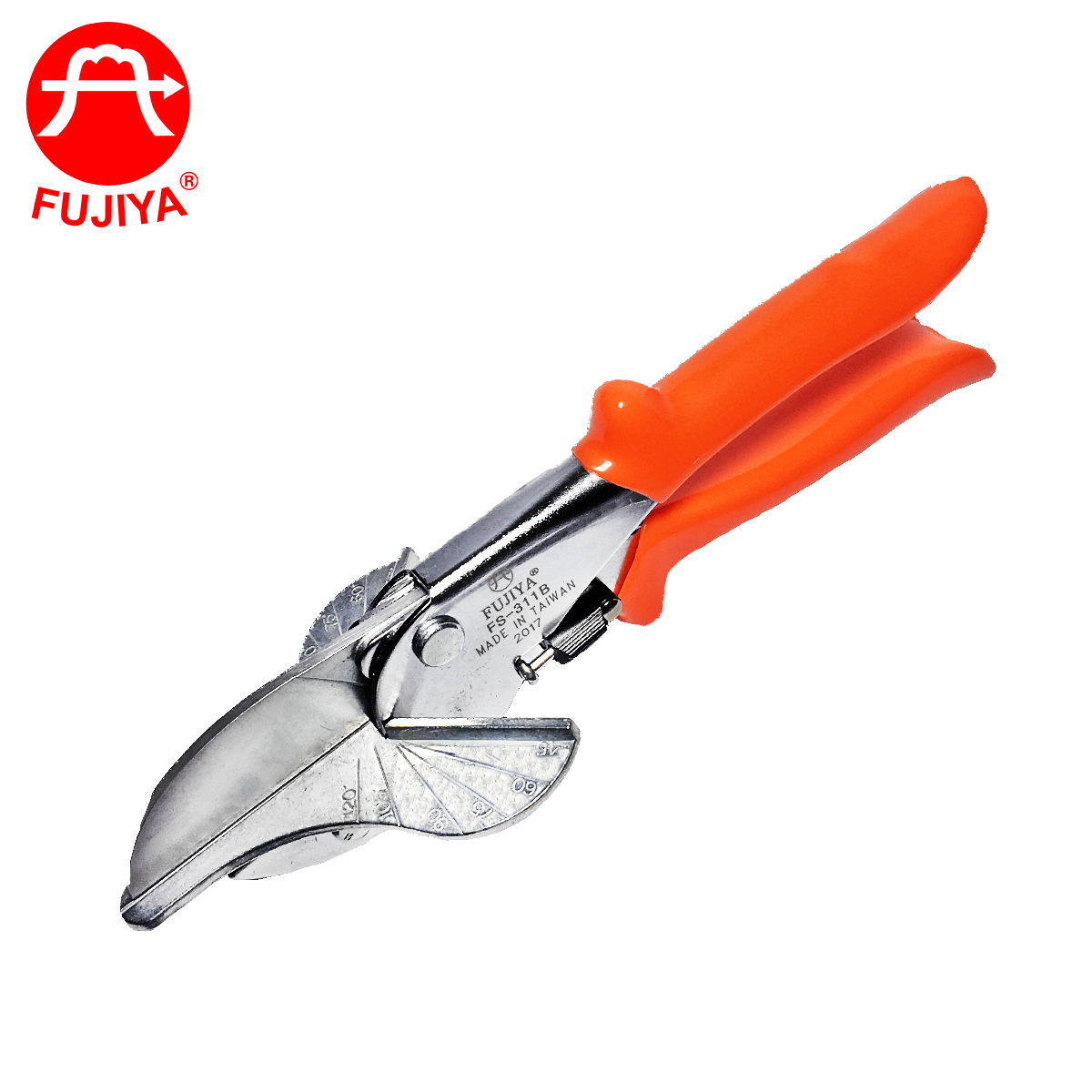 Multi-Purpose Miter Shear With Sanding Surface and Spare Blade