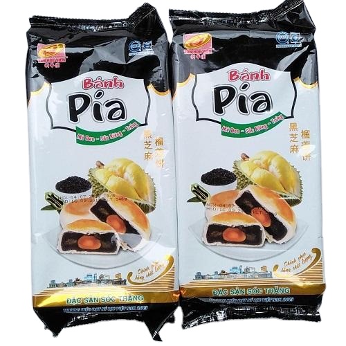 Черный пирог SEASAME DURIAN PIA из Вьетнама