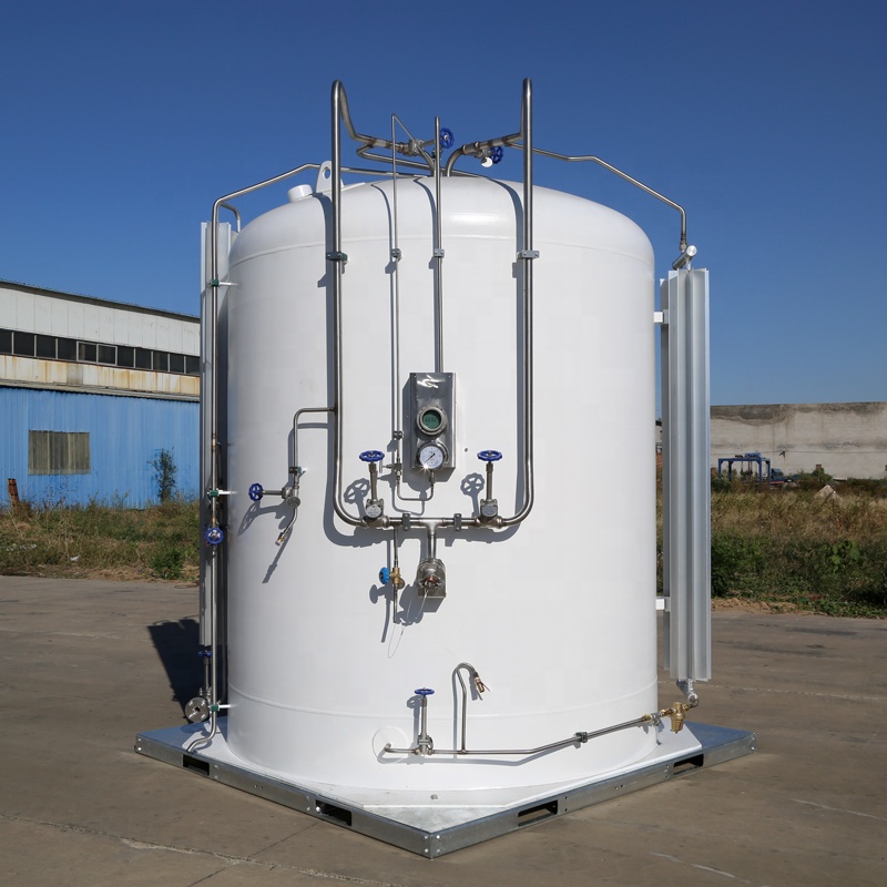 Криогенный резервуар для хранения жидкости CO2, резервуар для микромассы