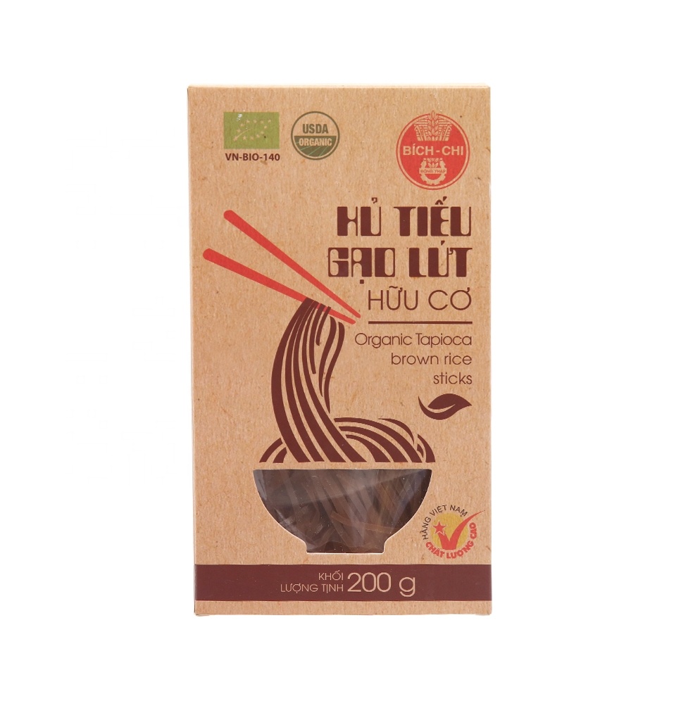 Rice Noodle Organic BrownTapioca Rice Stick 200g Wholesale