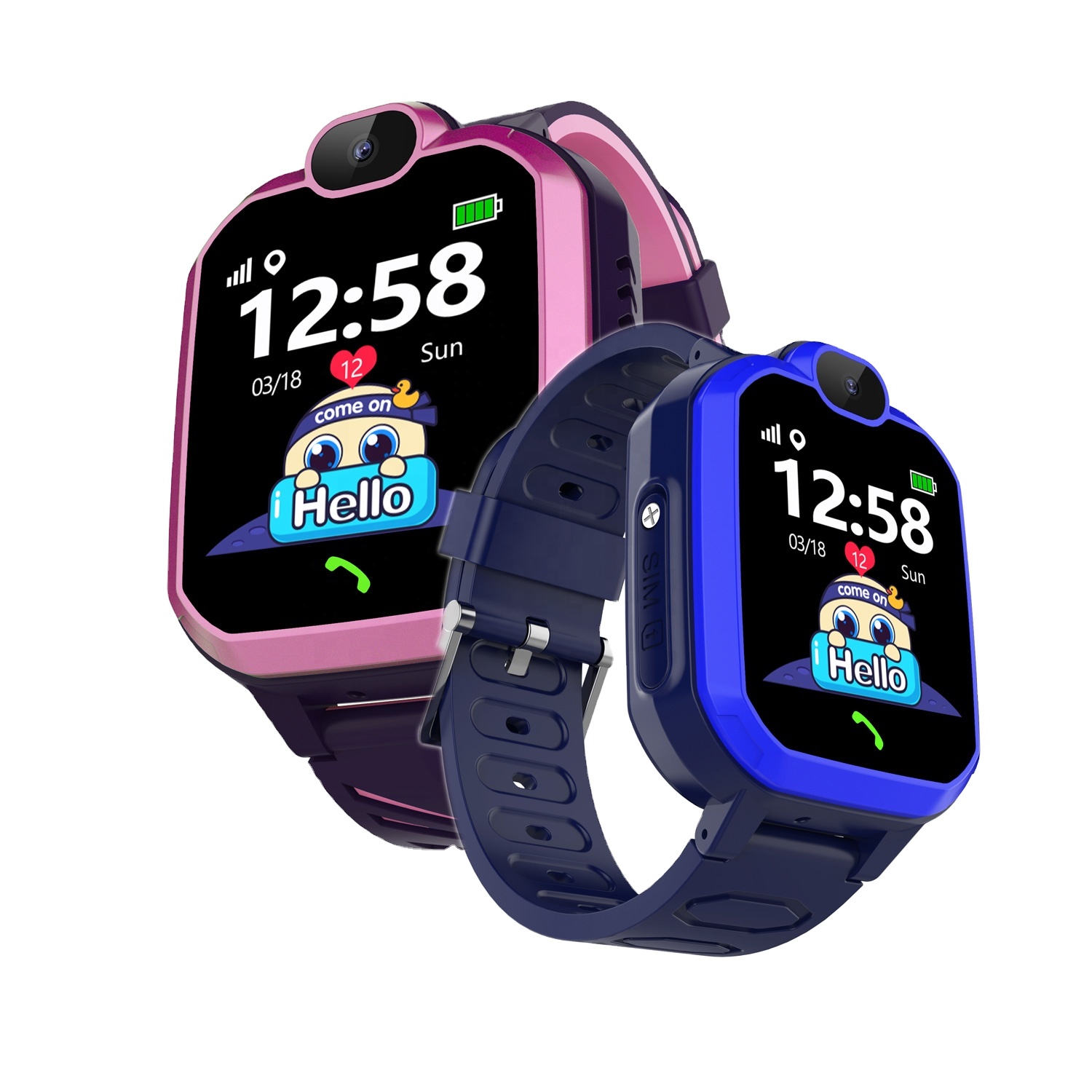 dial call kid smart watch wristband bracelet with 2G phone sim game music IP67 waterproof GPS smartwatch for kids children