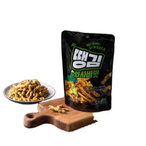 Wasabi Thank Gim Пряная змея для пива, сделанная в Корее, здоровое питание, низкие калории, высококачественный продукт