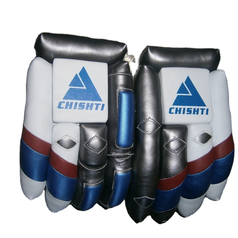 Cricket Batting Gloves Blue & Red & White Color | Size Men Women Youth |