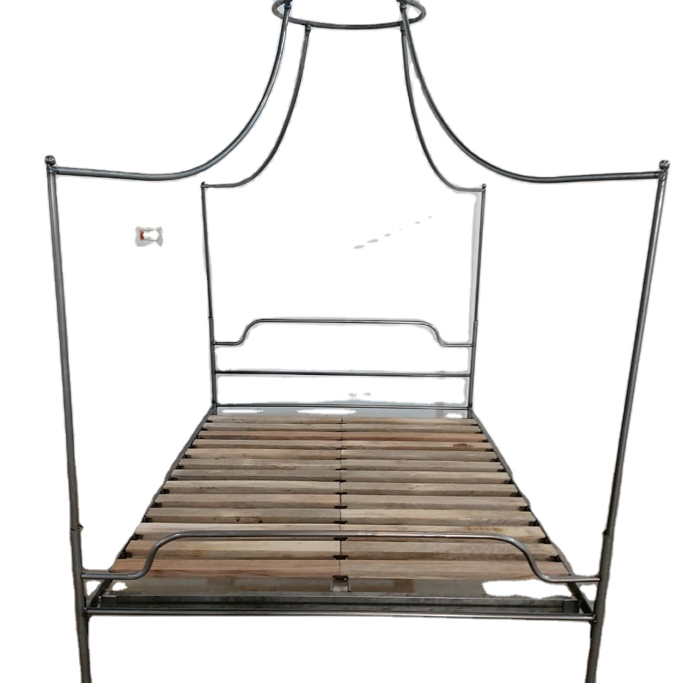 Black Iron 5ft King Size Poster Bed/iron bed