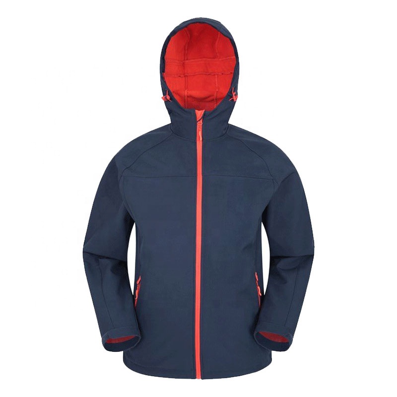 Unisex100% polyester SoftShell Golf Jacket with breath ability and light weight with fleece lining