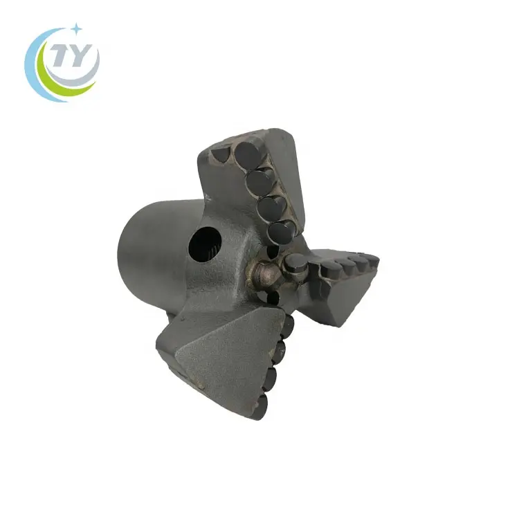 6 Inch Steel Body Portable Water Well Drilling Rig Diamond Head Pdc Non Core Bits Water Well Pdc Drilling Drag Bit