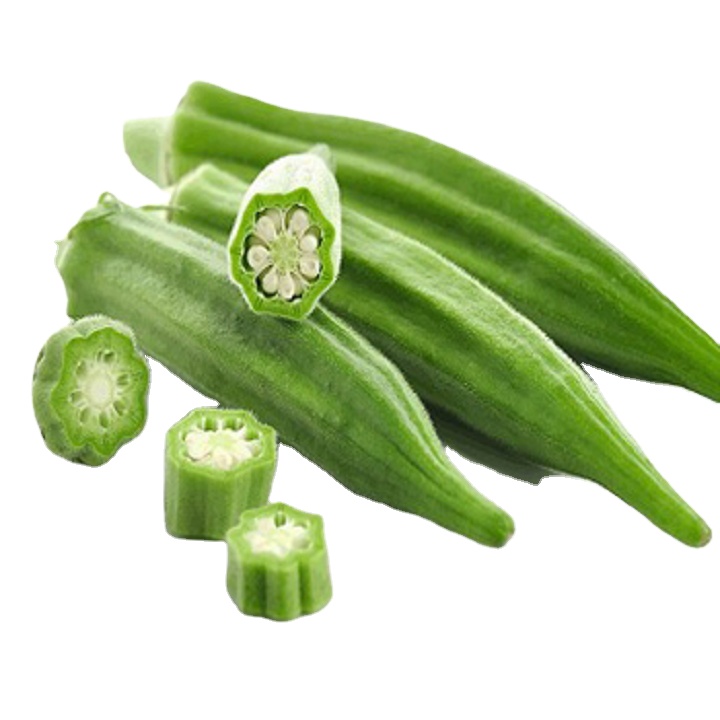 Экспорт готовых дамских пальцев свежих органических зеленых okra