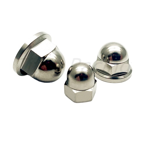 GR5 Titanium M6 M8 M10 Dome Head Acorn Nuts for Bicycle Motorcycle Exhaust Pipe Car Titanium Fasteners DIN 1587