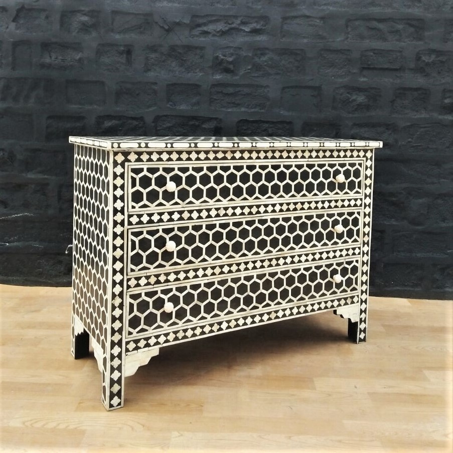 Bone & Inlay Chest of Drawers