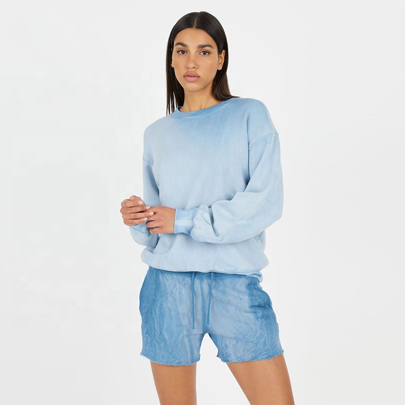 Sweatshirt Organic Cotton Vintage Pullover Eco Friendly French Terry Sweatshirts
