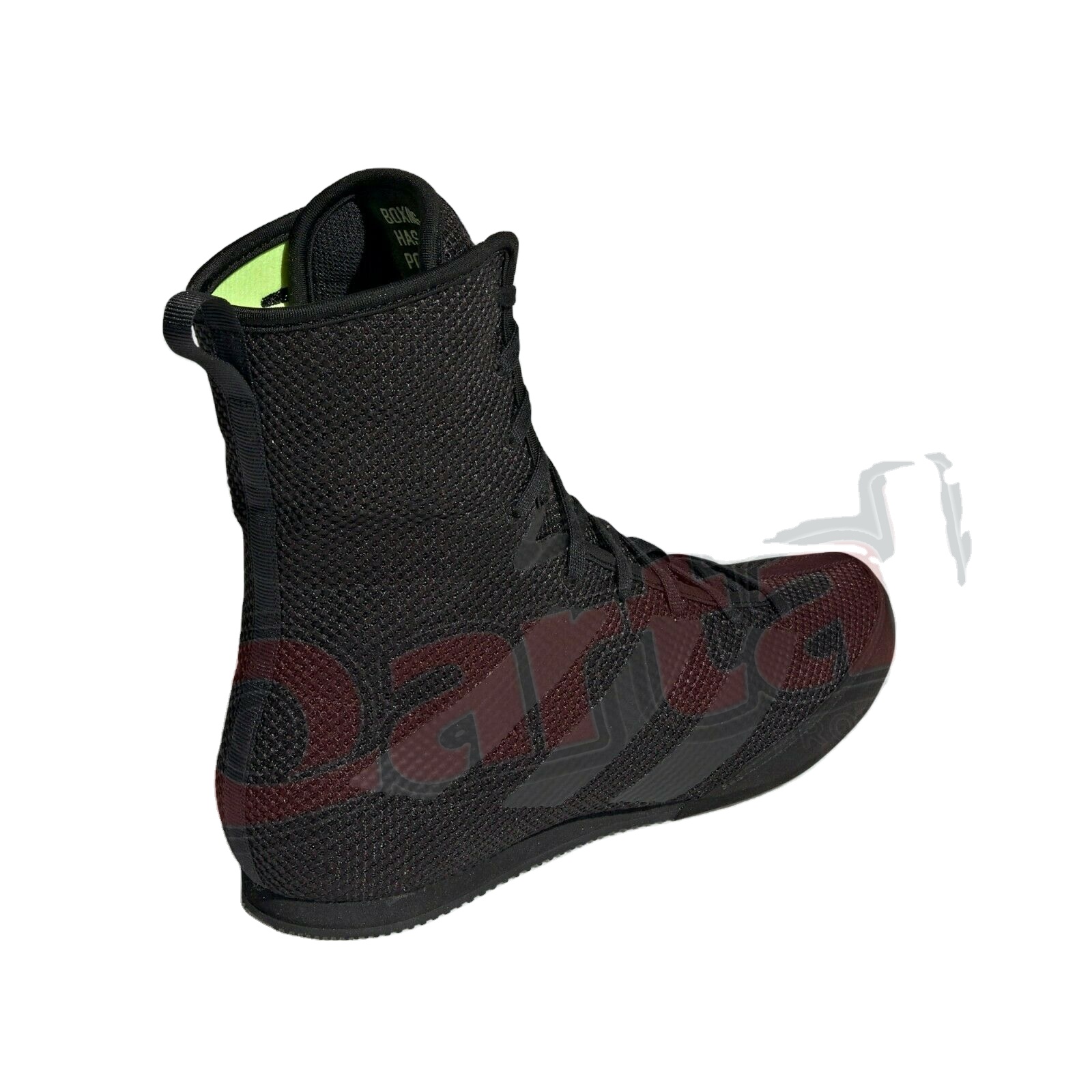 2021 Black Custom Boxing Boots Fitness Bodybuilding High Top Shoe
