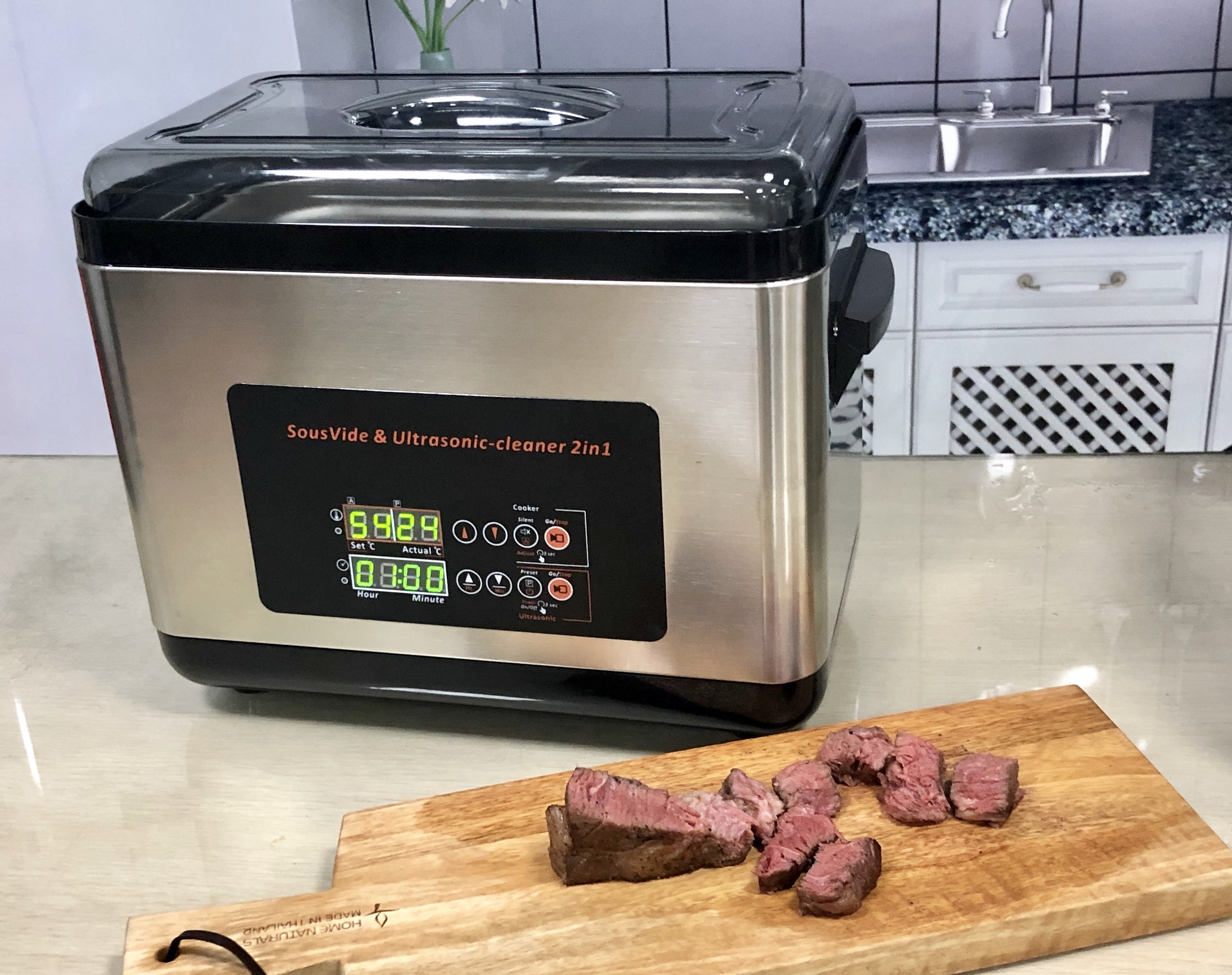 Premium 6L Sous Vide Water Bath Home Use for Healthy and even Heating for Steak Lamb Egg Chicken Breast Seafood