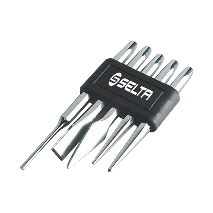 SELTA Hot Selling Product 5 Pcs Chisel Punch Set tools set mechanic