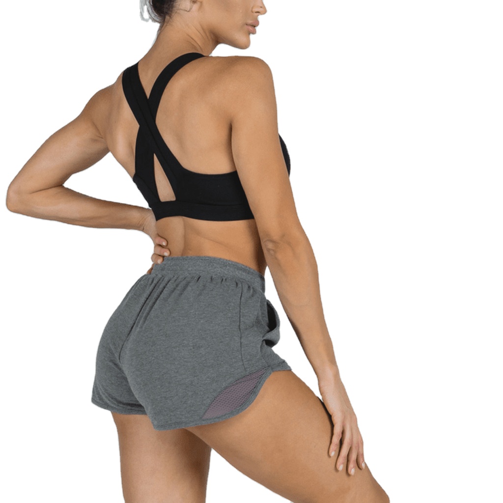 2021 Hot Premium sale Black color Women shorts And Bra pure cotton
