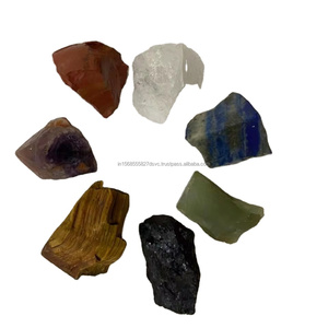 Spiritual product raw gemstone natural mix quartz crystal rough stone 7 chakra crystal set for sale