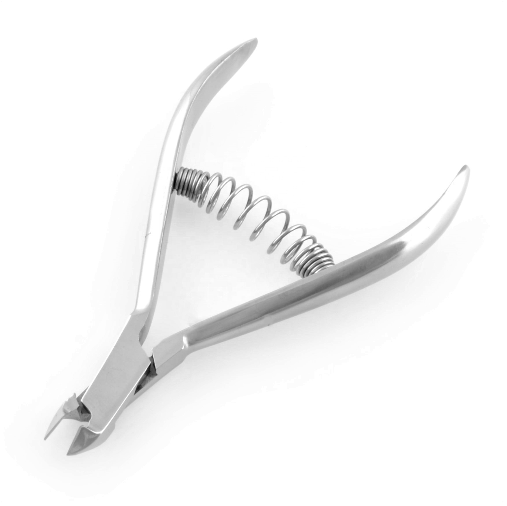 New Professional Stainless Steel Cuticle Nipper Scissor Dead Skin Remover Cutter Plier Manicure Tool Spring Handle Nail Nippers