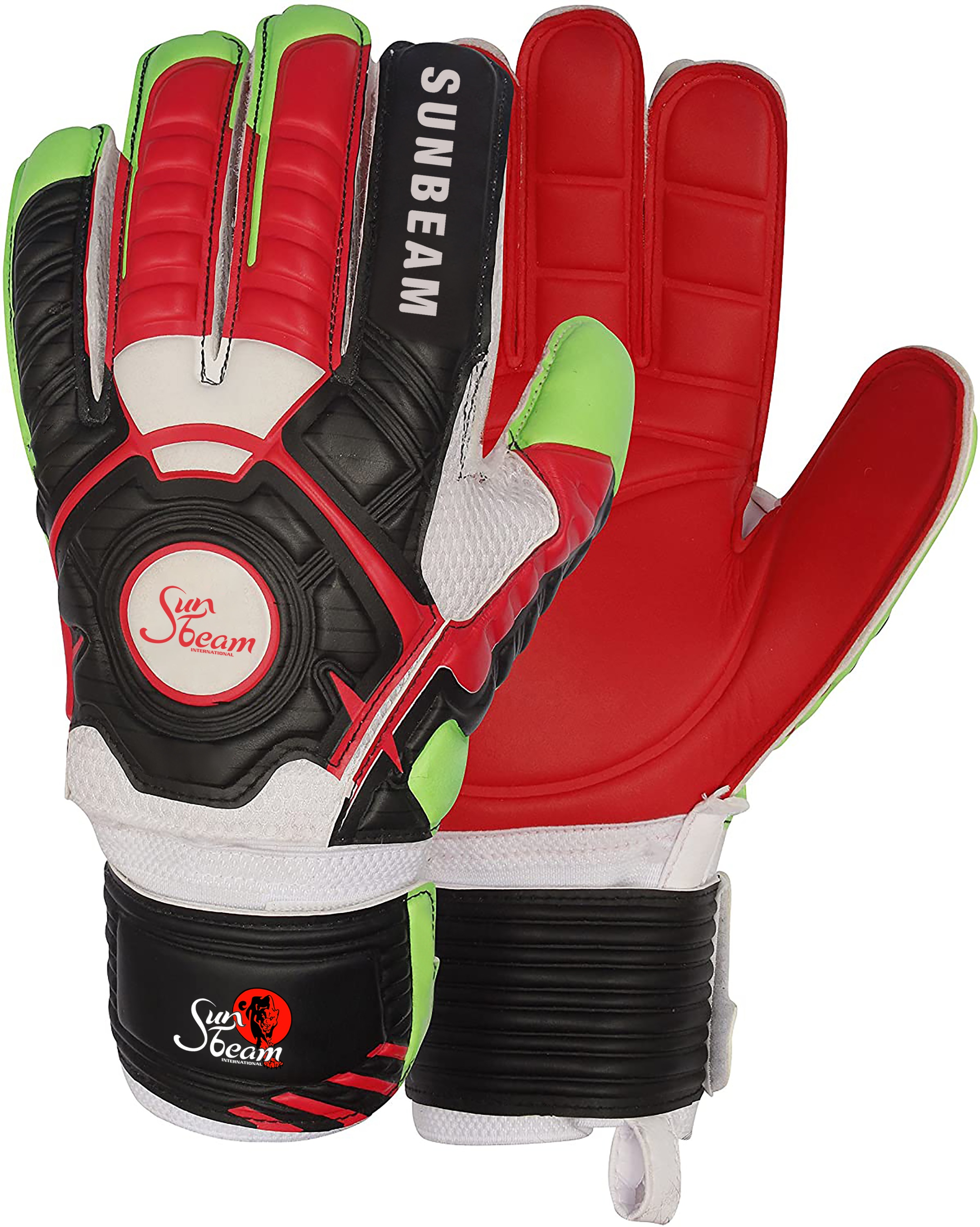 New Football Goalkeeper Gloves With Finger Guards For Adults And Children Thick Latex Anti-Skid Wear-Resistant Breathable Goalie