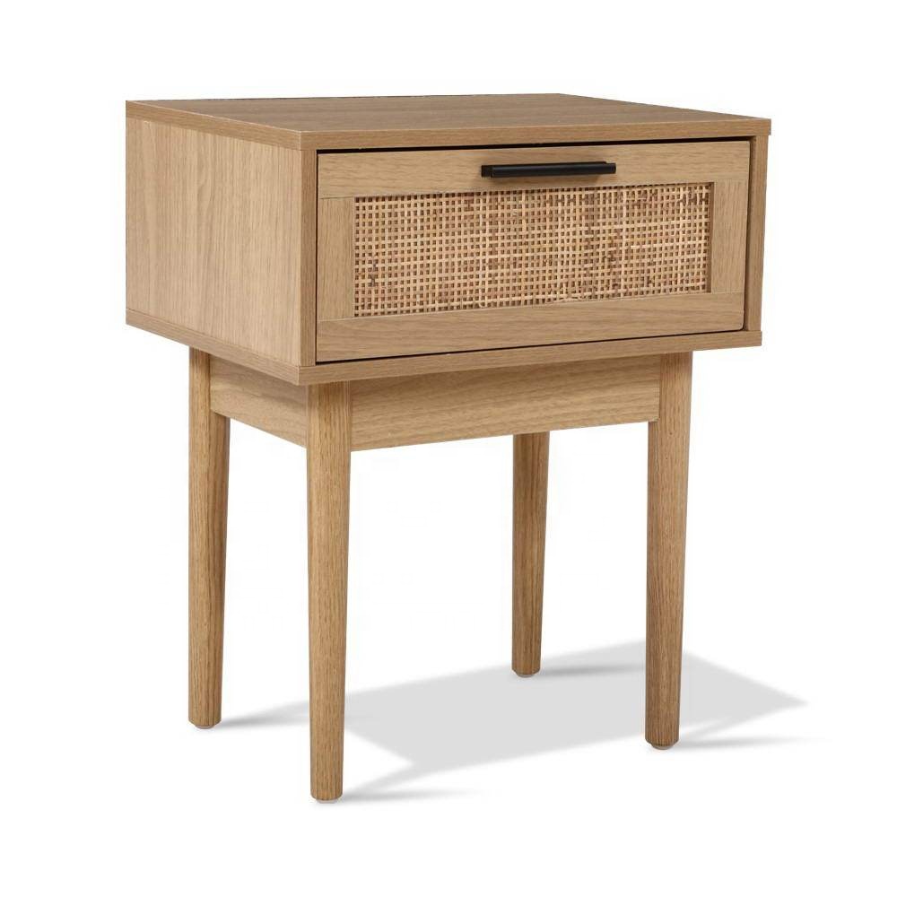 Wholesale high quality rattan living room furniture wooden cabinet combine rattan made in Vietnam