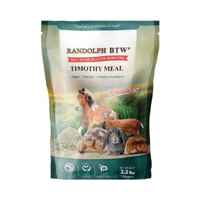RANDOLPH Timothy Meal High Timothy Mixed With Seven Probiotics to Increase the Level of Dietary Fiber In Herbivores