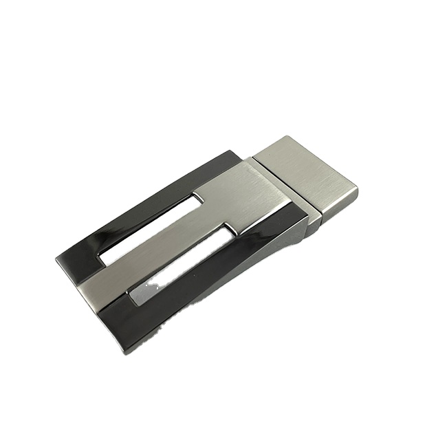 Twistable buckle for double face leather 30mm belt supplier