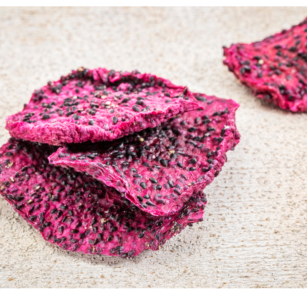 Vietnam Natural Soft Dried Dragon Fruit (Red) Healthy Snack with No Sugar or Artificial Flavors Sliced Shape in Vacuum Pack