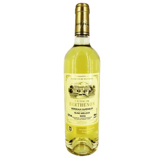 Франция белое вино Chateau Berthenon Blanc Moelleux 12.5% acl AOC сорт 750 мл идеально подходит с десертной икрой и морской едой