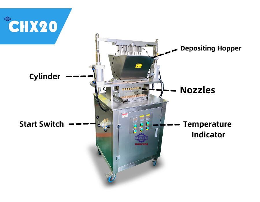 Low Noise Level High Productivity Maquina Para Hacer Gomitas Machine Production Bonbons Pectin Gummy Candy Machine