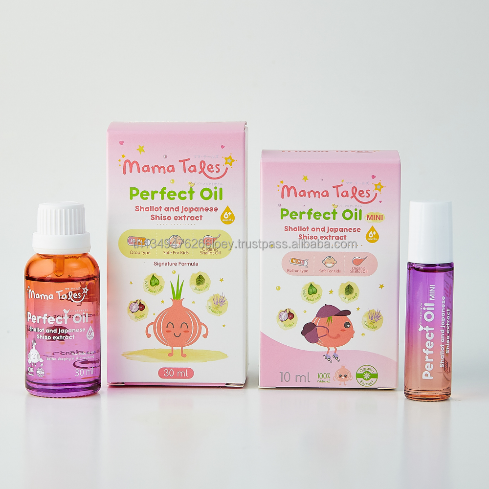 Duo Set Natural And Organic Aroma Oil For Baby Good For Stuffy Nose Relieve And Promote Better Sleeping Perfect Oil 40ML.