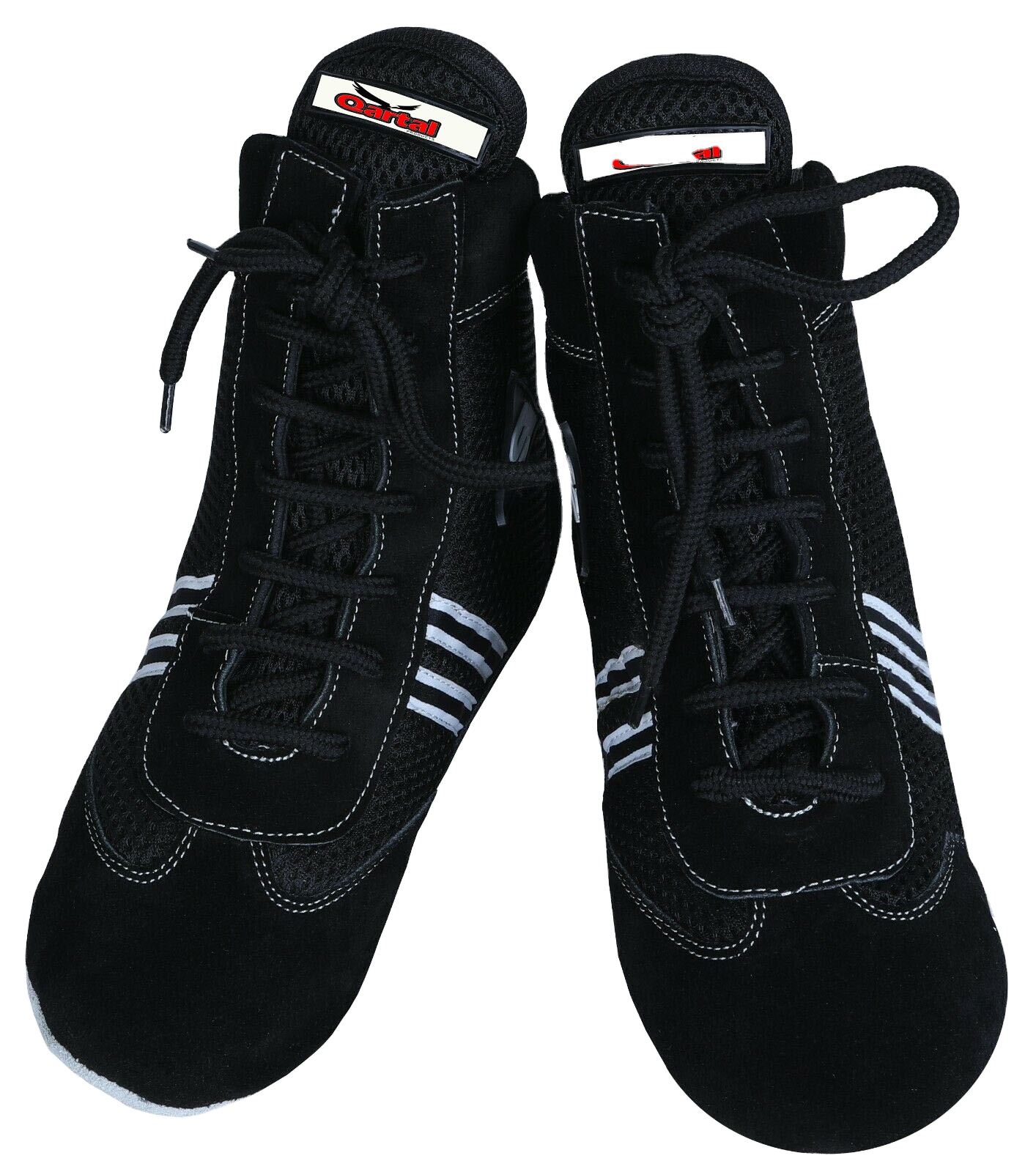 2021 Good Quality Custom Made Black Genuine Leather Wrestling Boxing Shoes For Men