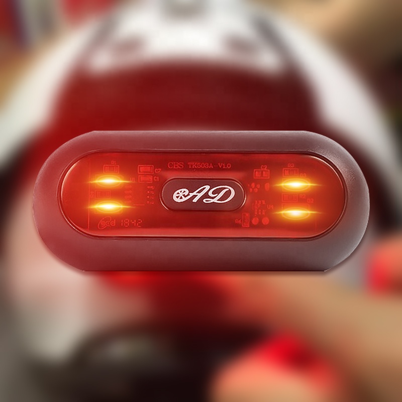 Bicycle Waterproof Helmet Mount Light Led Super Bright Helmet Light Usb Rechargeable Safety Night Riding Rear Helmet Brake Light