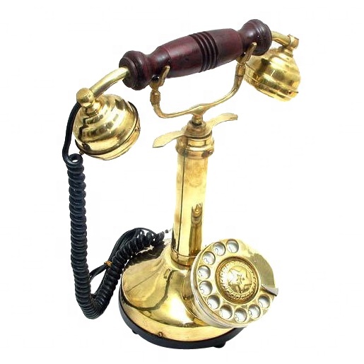 Retro telephones Home landline Creative Relief Phone For Home Decor