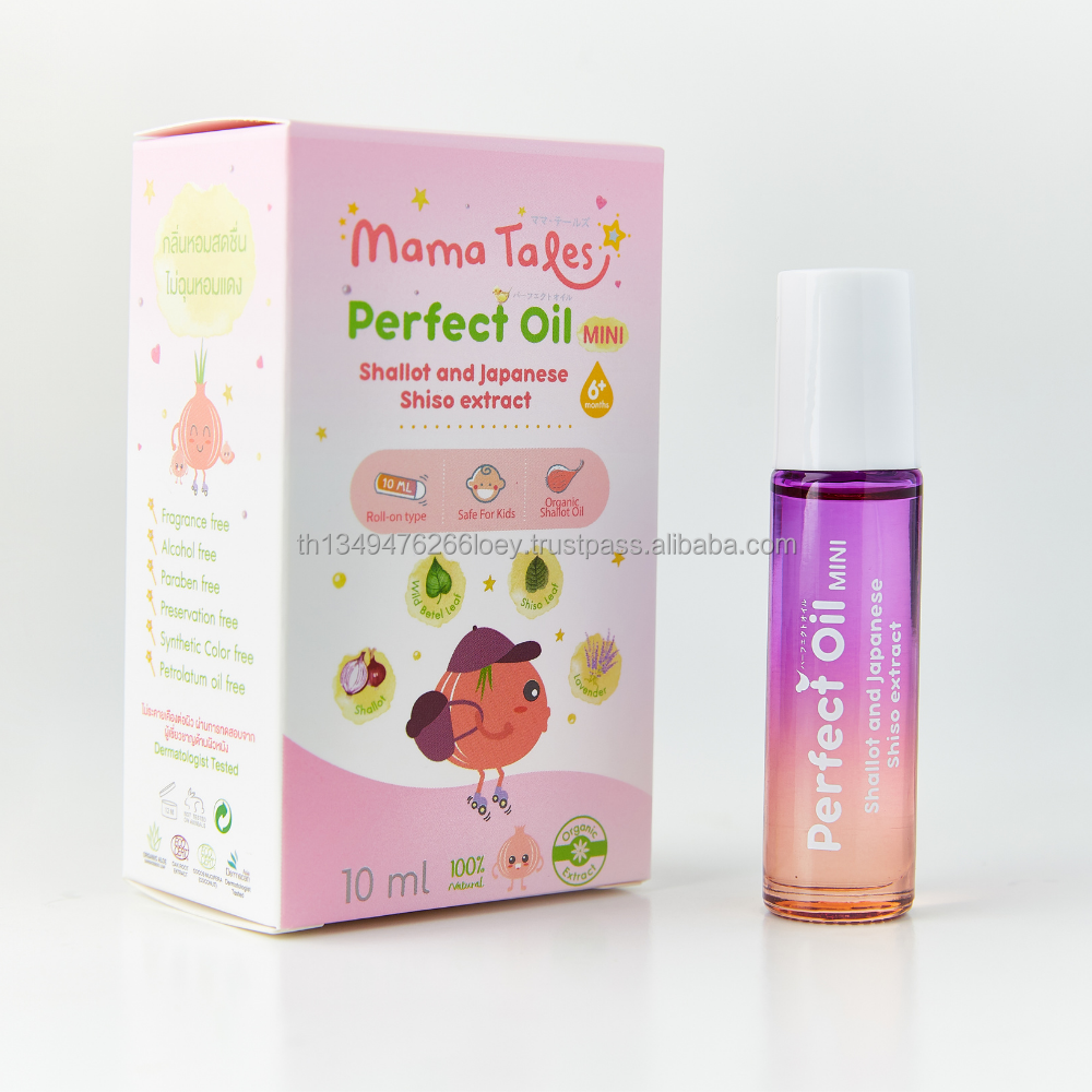 Organic Onion Oil Products For Baby Stuffy Nose Relieve And Promote Better Sleeping Roller Mama Tales Perfect Oil 10ML.