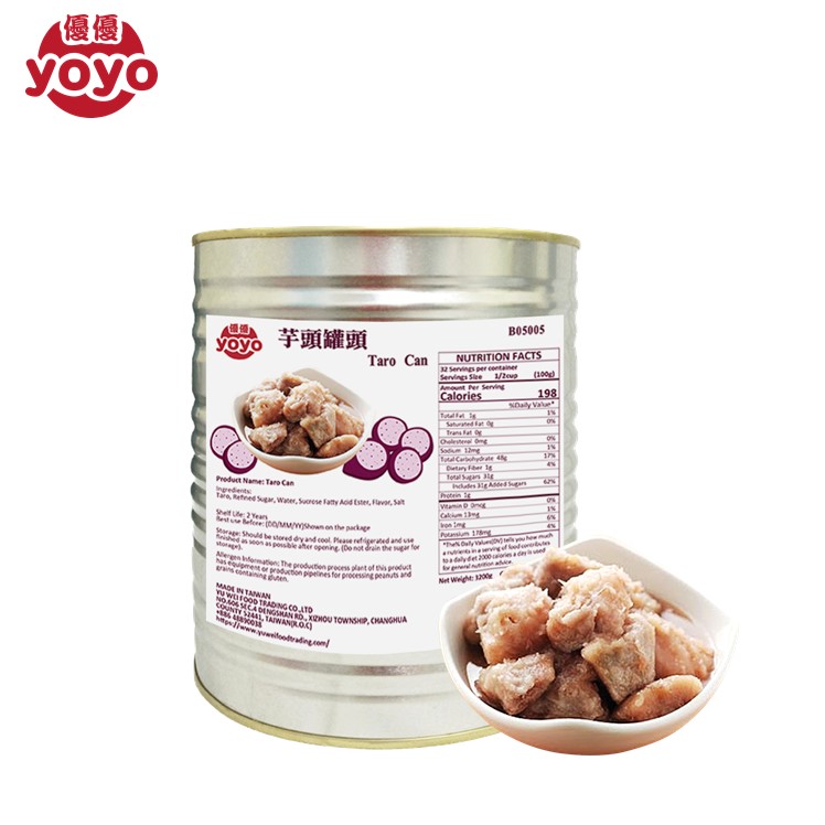 Банка Таро для Пузырькового чая, консервированные продукты