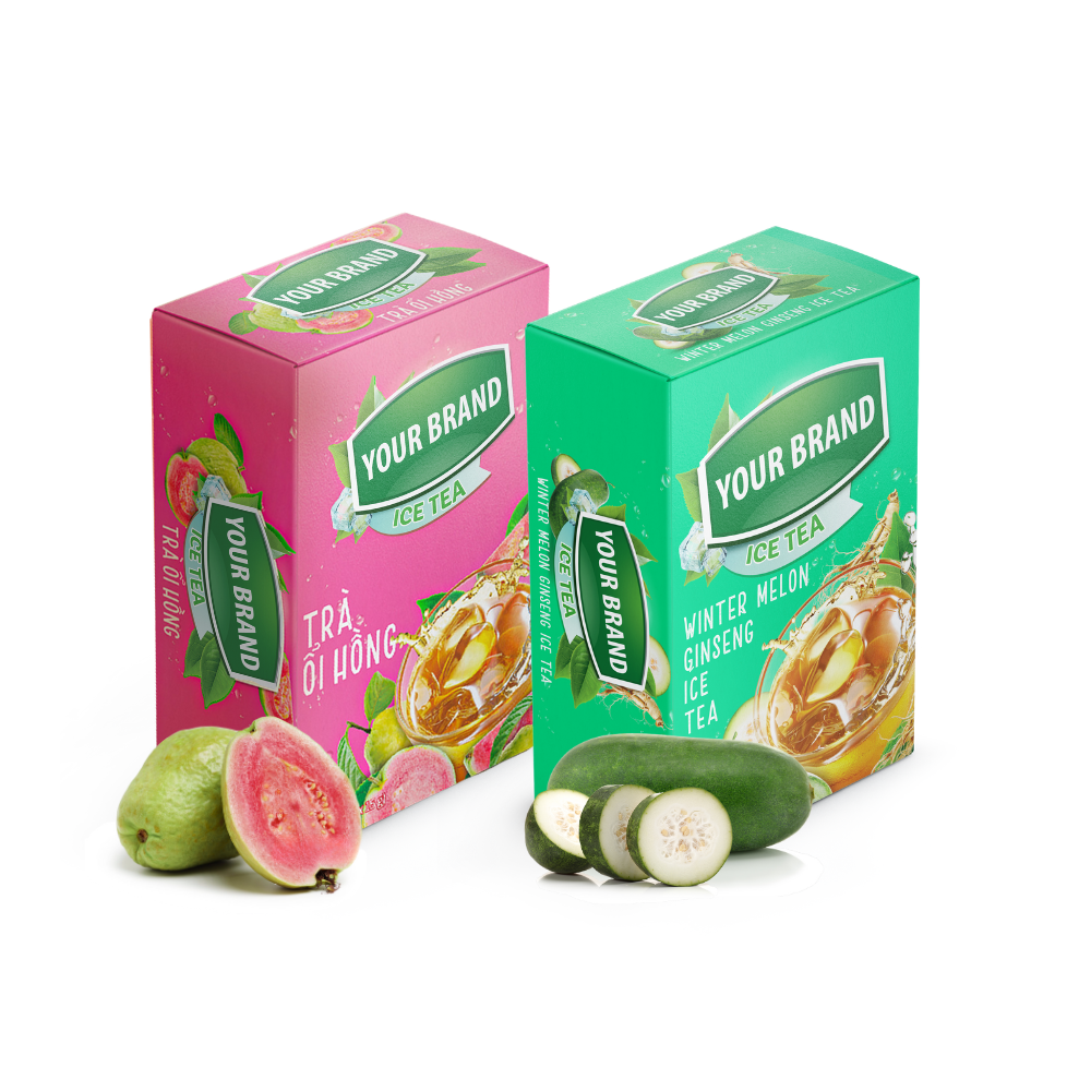Vietnam Beverage Manufacturer Guava Fruits Iced Tea Winter Melon Tea Powder Green Tea Powder Other Food & Beverage