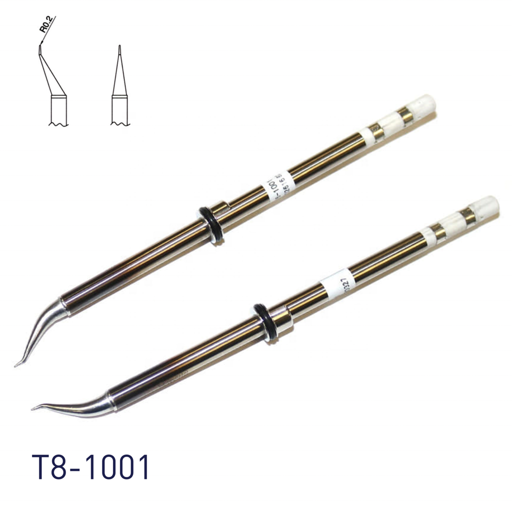 SMD Hot Tweezers Replacement Tip T8 Series HAKKO Soldering Iron FM2022 Soldering Station FM203 FM206 Rework Station T-8