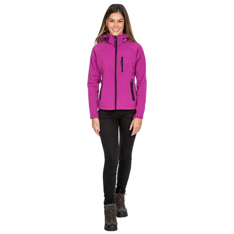 Custom Women Sports Softshell Polyester Jackets Coats Soft Shell Jacket