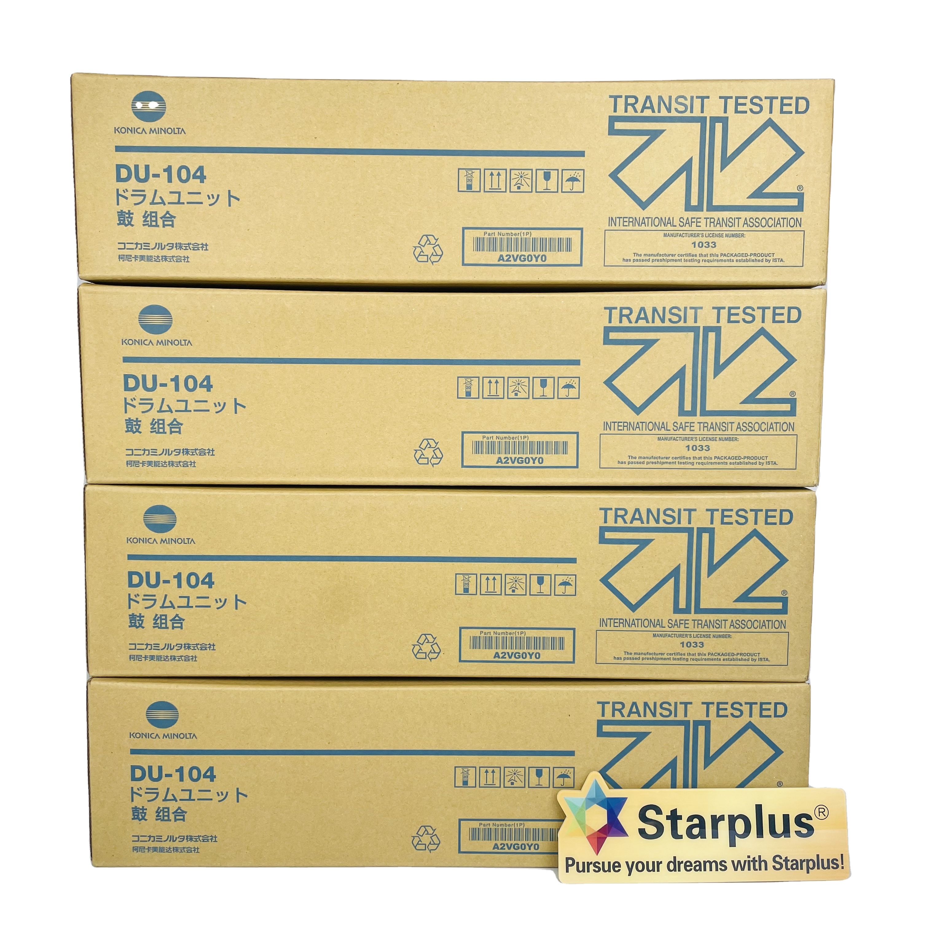 Барабанная установка Starplus DU104 Konica Minolta Bizhub C6000 C7000 C6501 C6500 C5500 C5501 A2VG0Y0 Asia, оригинальный новый блок изображения