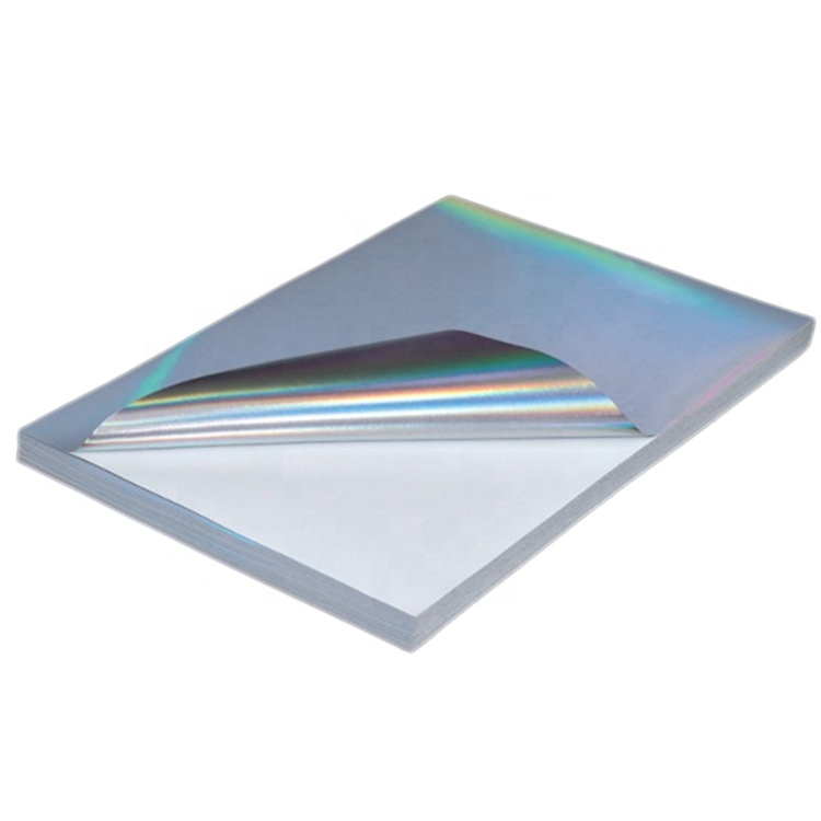 A4 printing self-adhesive paper laser coating waterproof anti-tear label sticker wrapping paper printing A3 sealing sticker