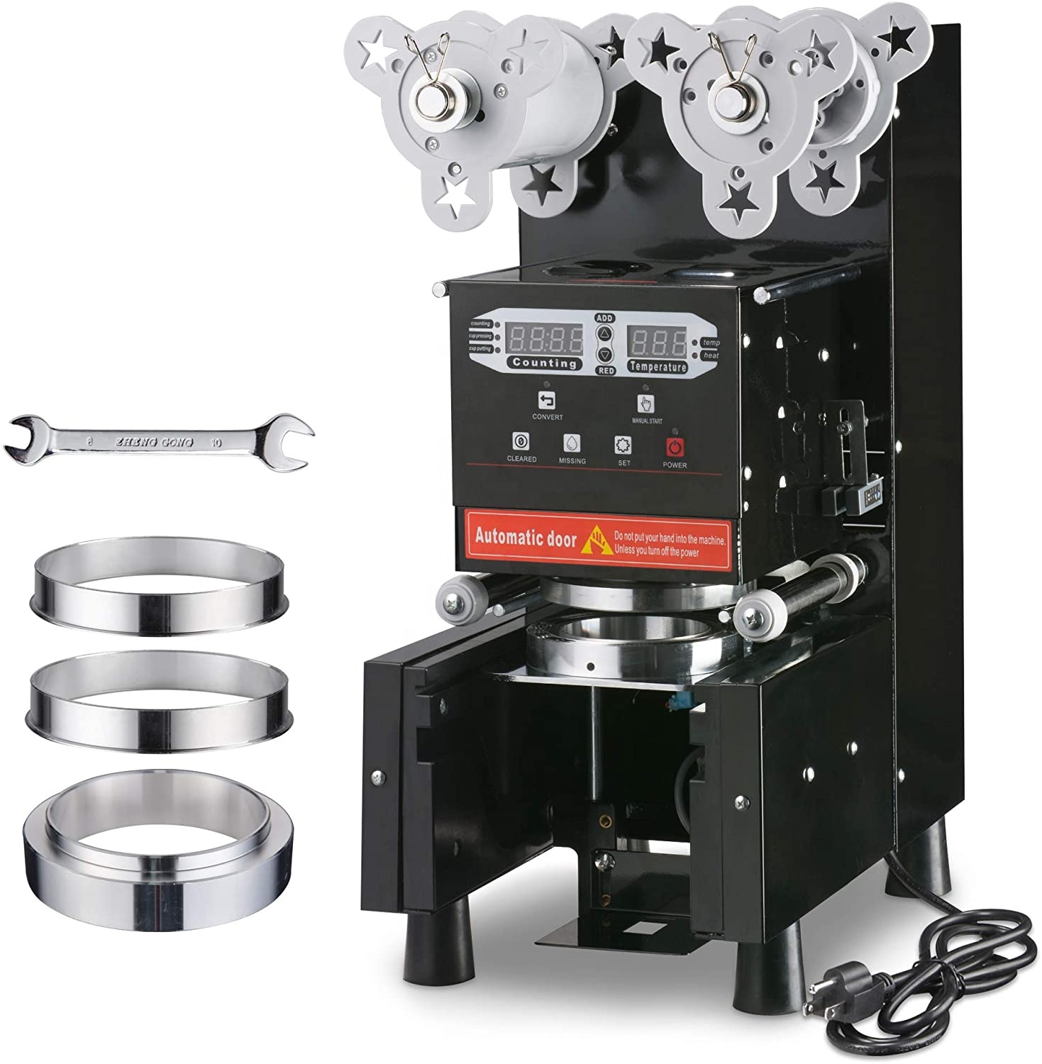 Reliable And Good Fully Automatic Plastic Water Cup Sealing Machine High Speed Cup Sealer For Plastic Paper Cup