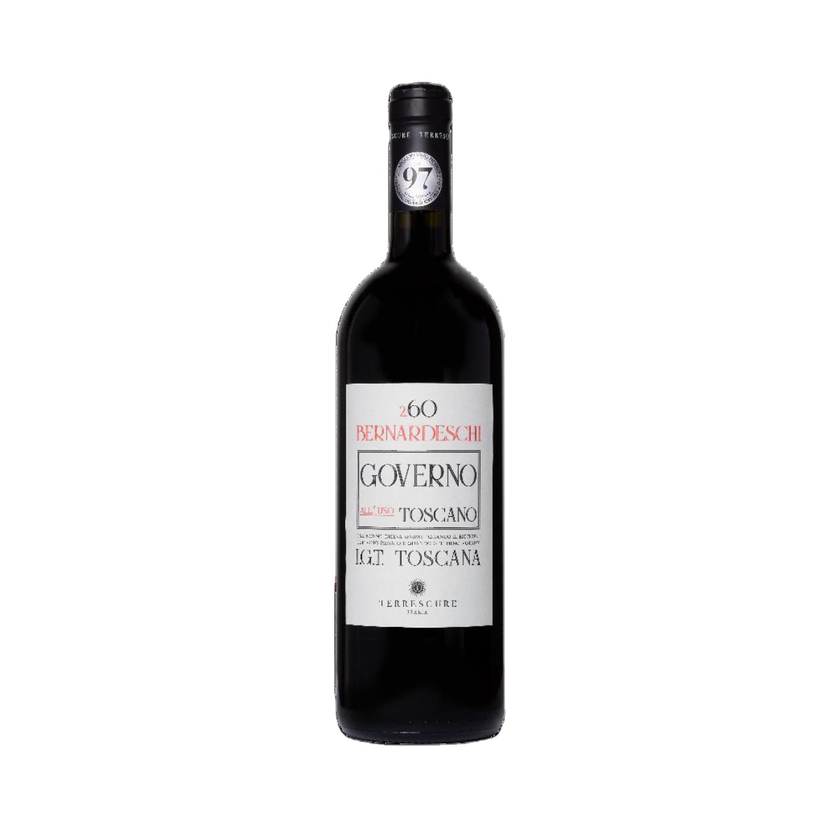 Итальянская оригинальная смесь красного вина sanджоese и Merlot Cabernet Sauvignon-Bernardeschi, алкогольные напитки
