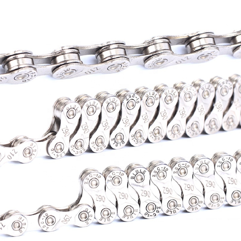 DUST 9 speed silver chain additional quick buckle Surface plating silver anti-rush Strong impact resistance Z90 B35-32