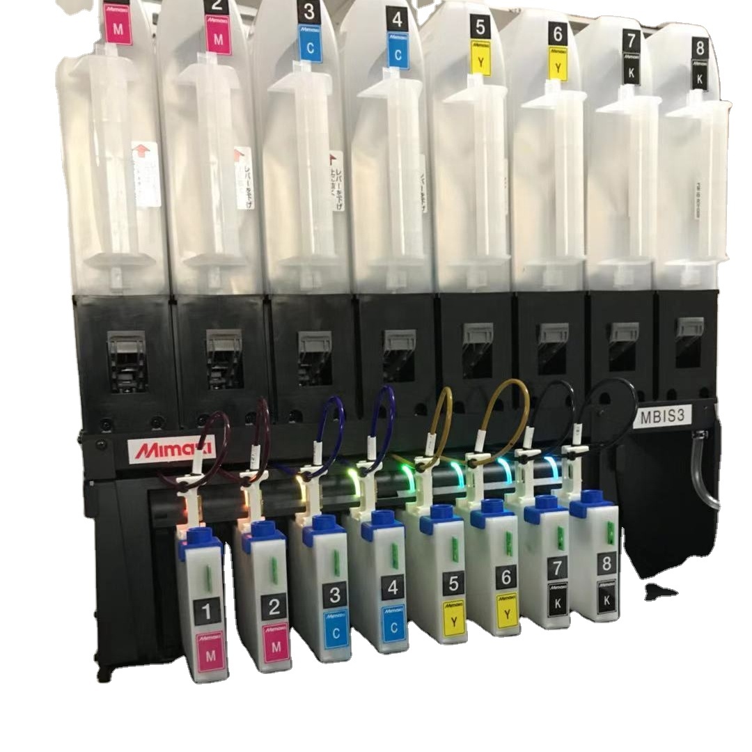 Original MBIS3 MBIS2 CISS Bulk Ink System Continuous Ink Supply System for Mimaki inkjet printer with 2L ink Pack